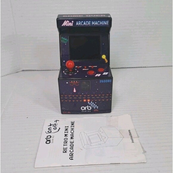 Orb Retro 6" Mini Arcade Machine 240-in-1 Video Games Tested Works w/ Manual - Picture 2 of 5